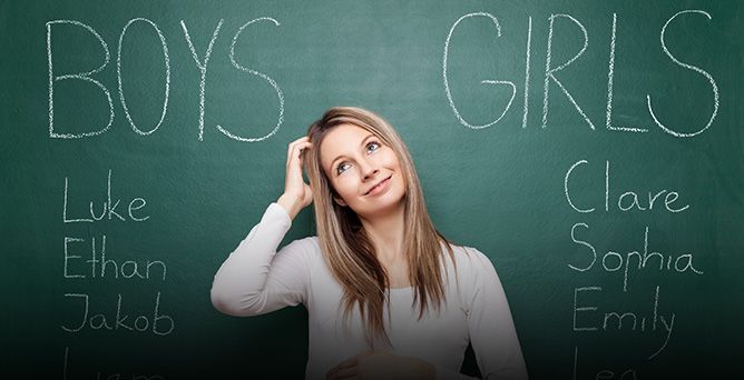 Scegliere il nome del bambino